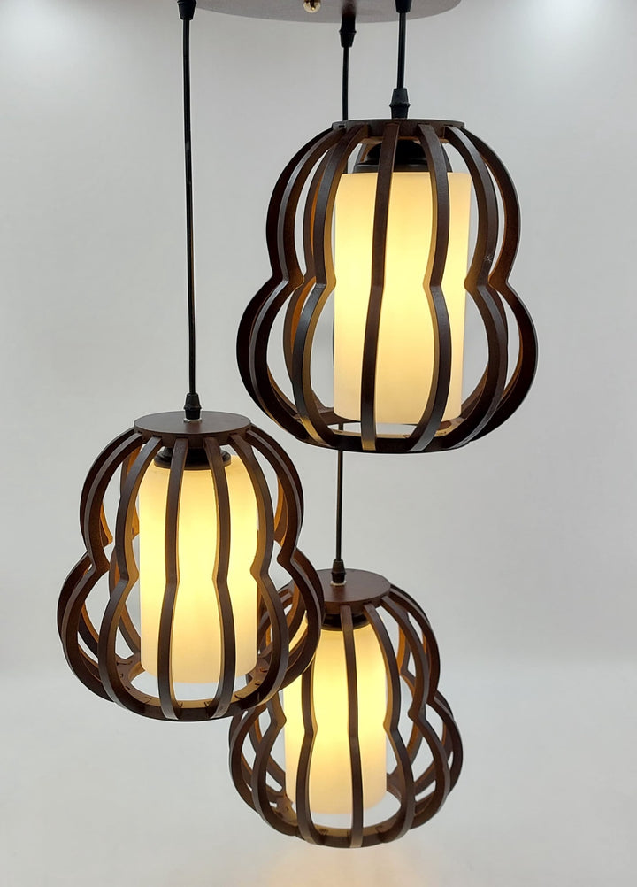 Light Fixture Pendant 3-BULB 1037-3 LED