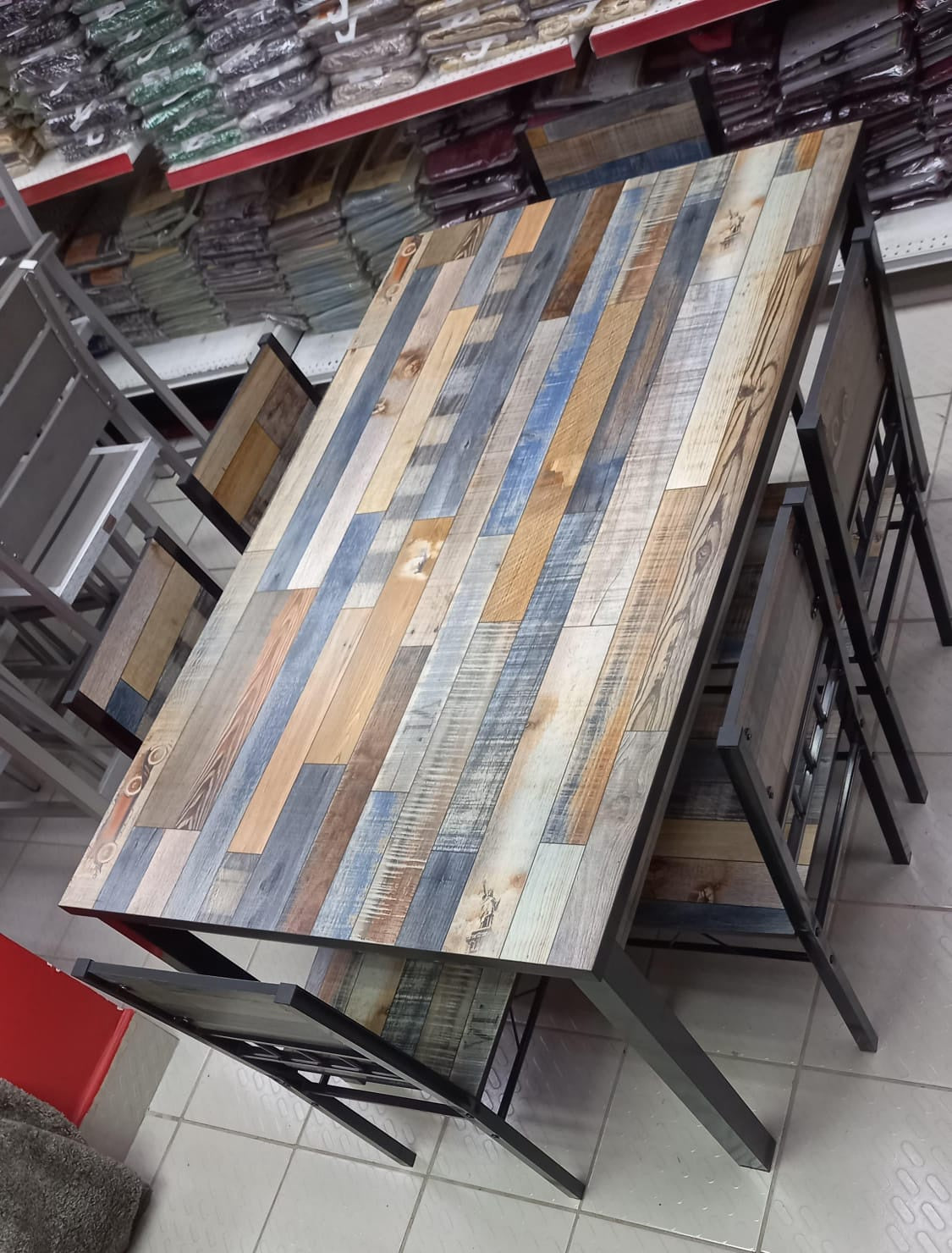 Glass Dining Table TY901 with 6 Chair Set
