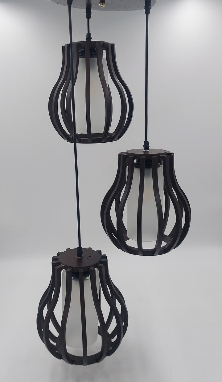 Light Fixture Pendant 3-BULB 1026-3 LED