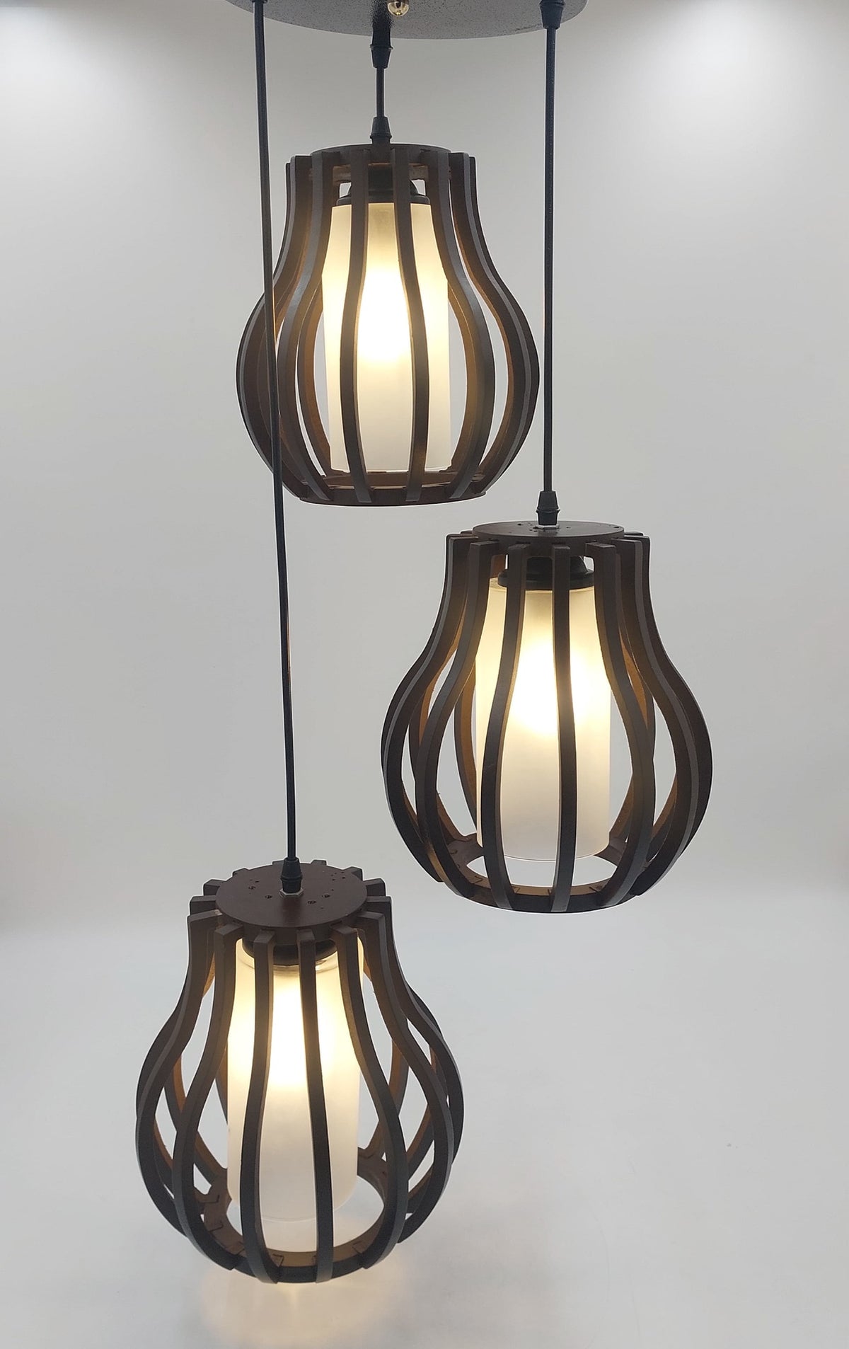 Light Fixture Pendant 3-BULB 1026-3 LED