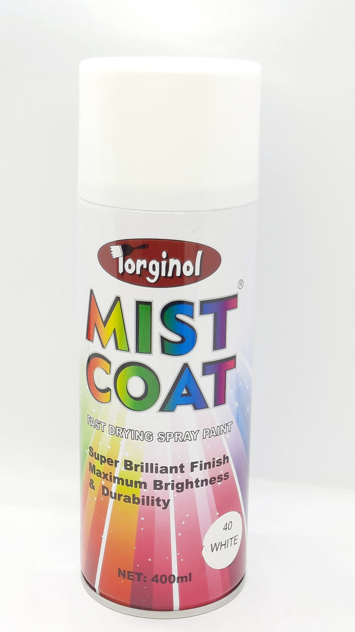 Tin Spray Mist Coat White 40