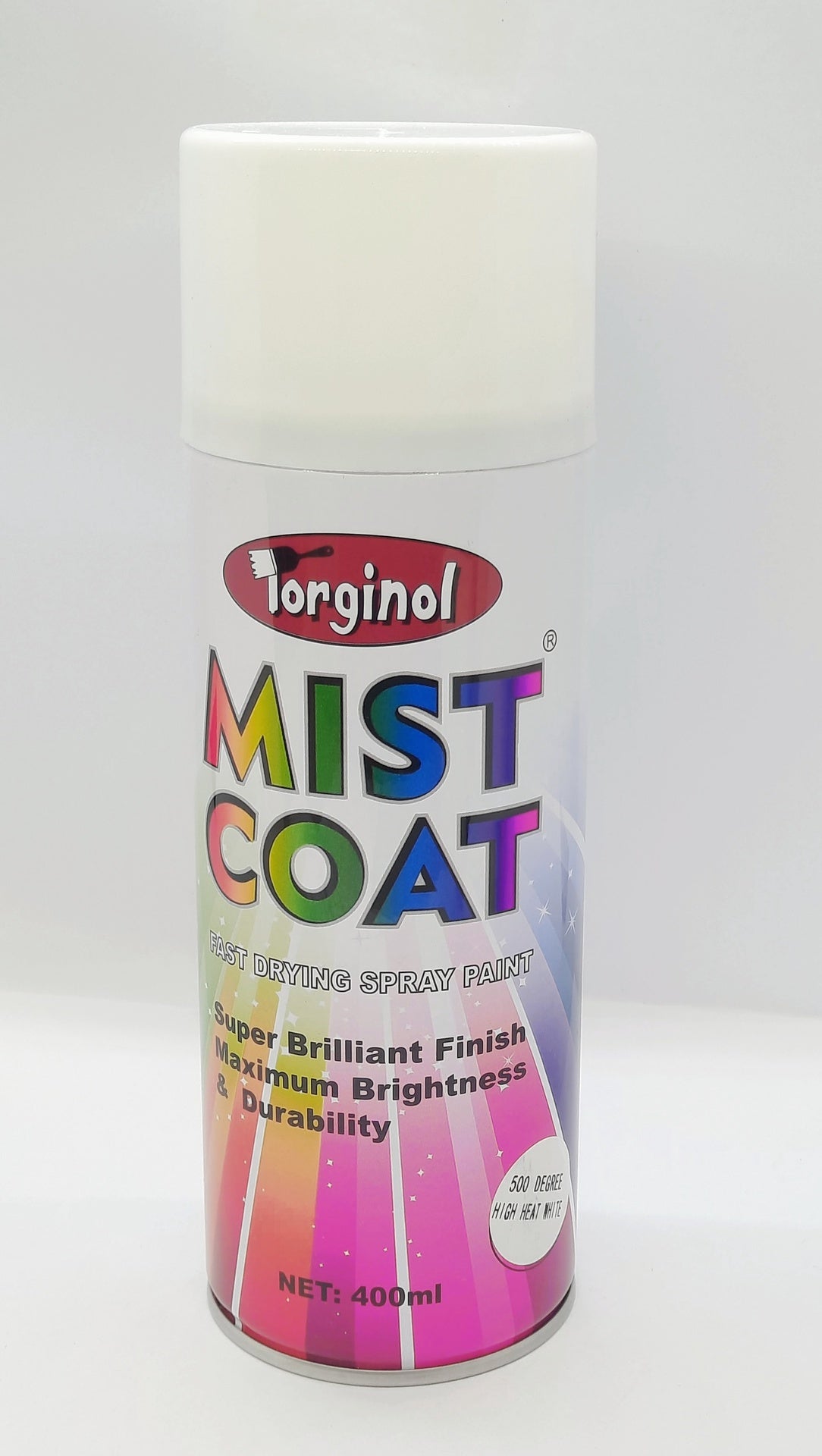 Tin Spray Mist Coat High Heat White