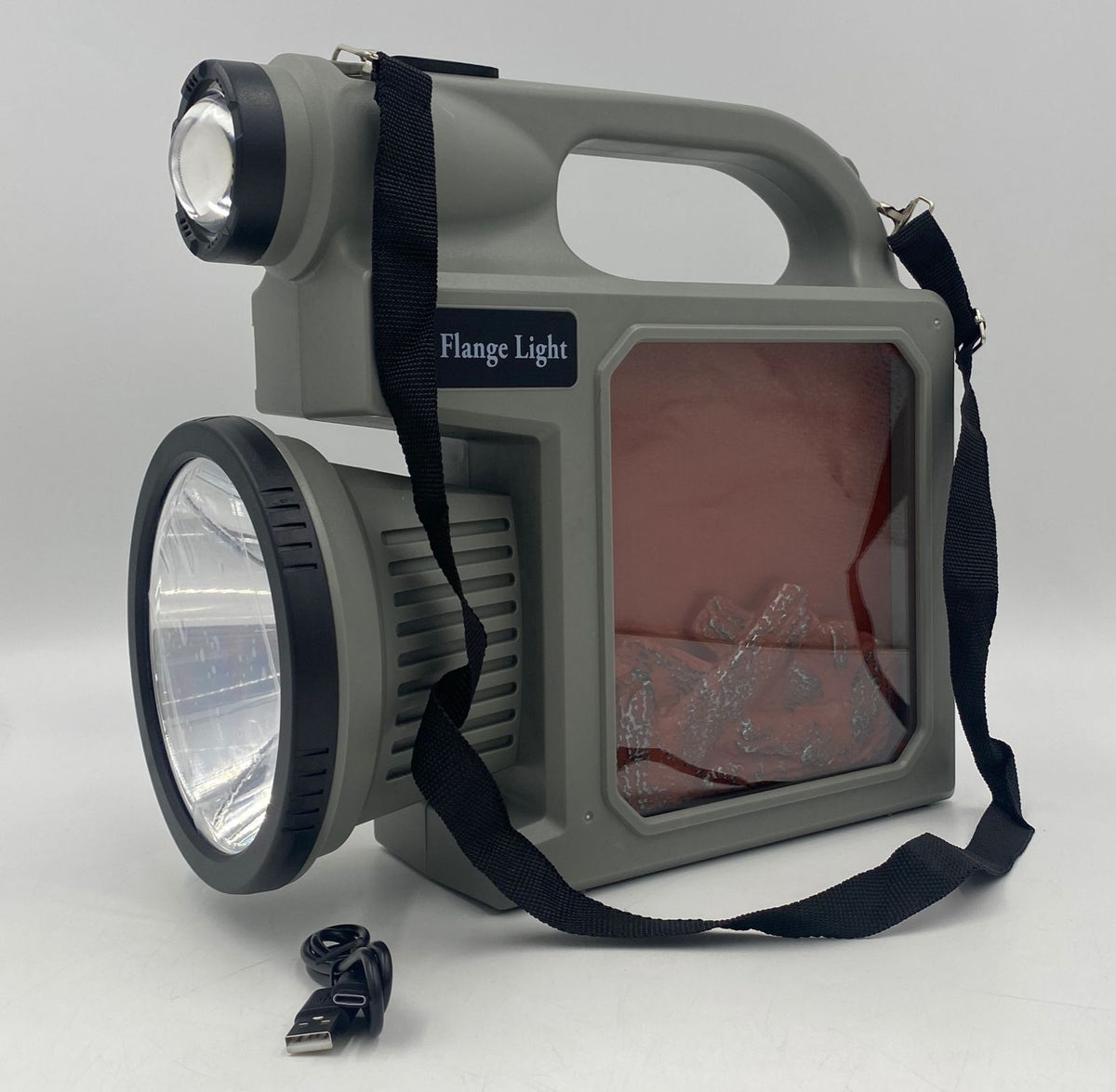 Torch Light LED W5160A Rechargeable Solar Outdoor Hand Lamp Camp Fire Display