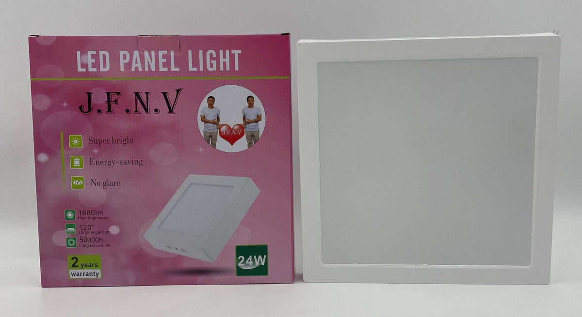 Light LED Panel 24W J.f.n.v Square White Surface 6500K 85-265V