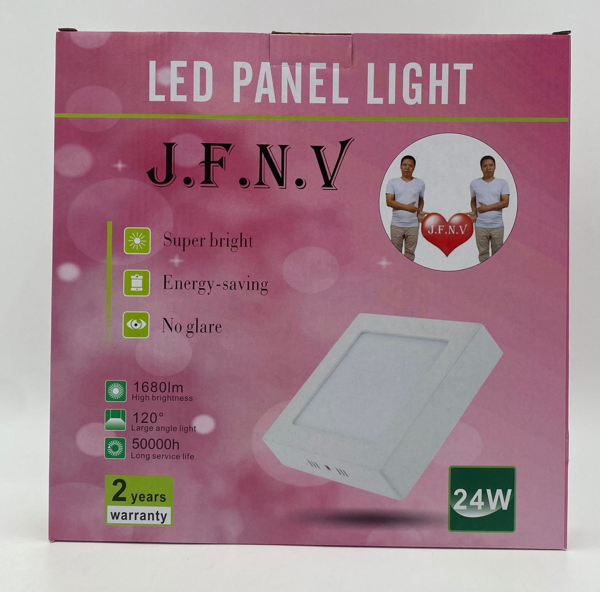 Light LED Panel 24W J.f.n.v Square White Surface 6500K 85-265V