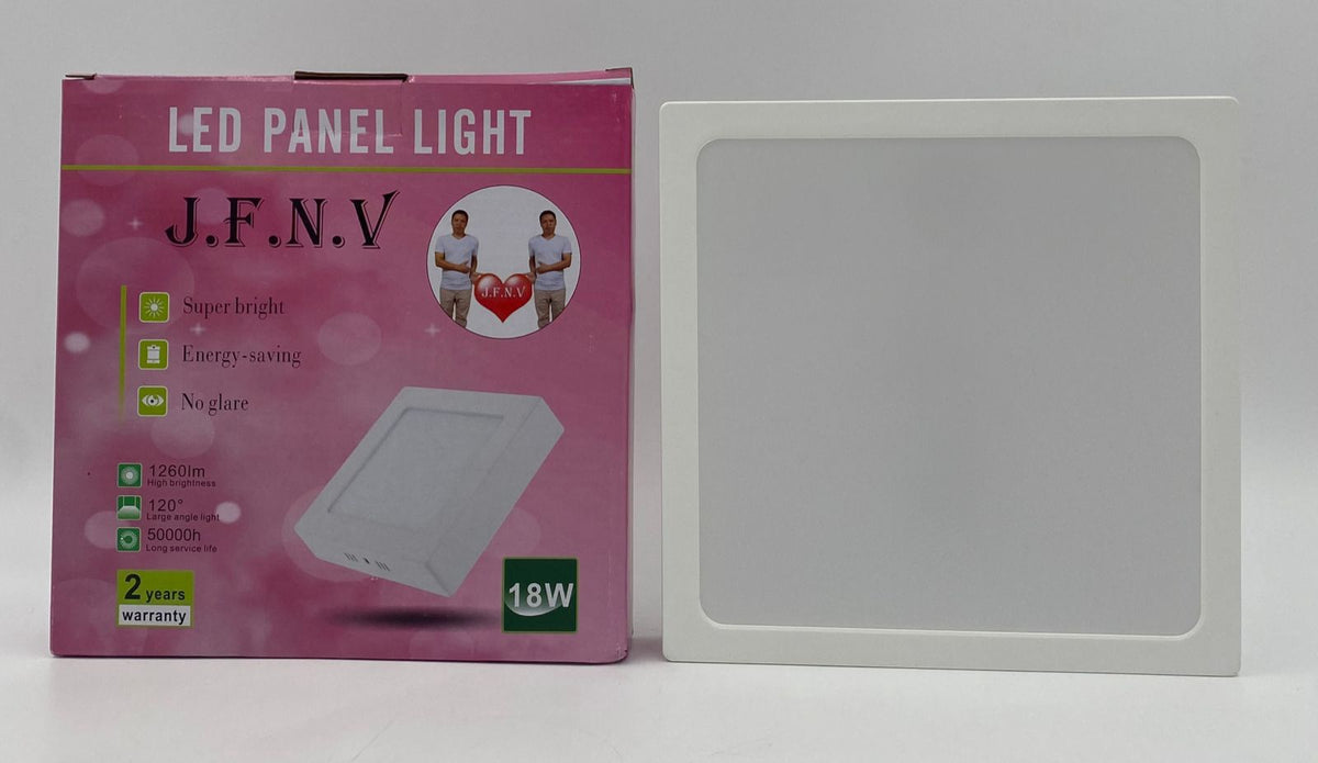 Light LED Panel 18W J.f.n.v Square White Surface 6500K 85-265V