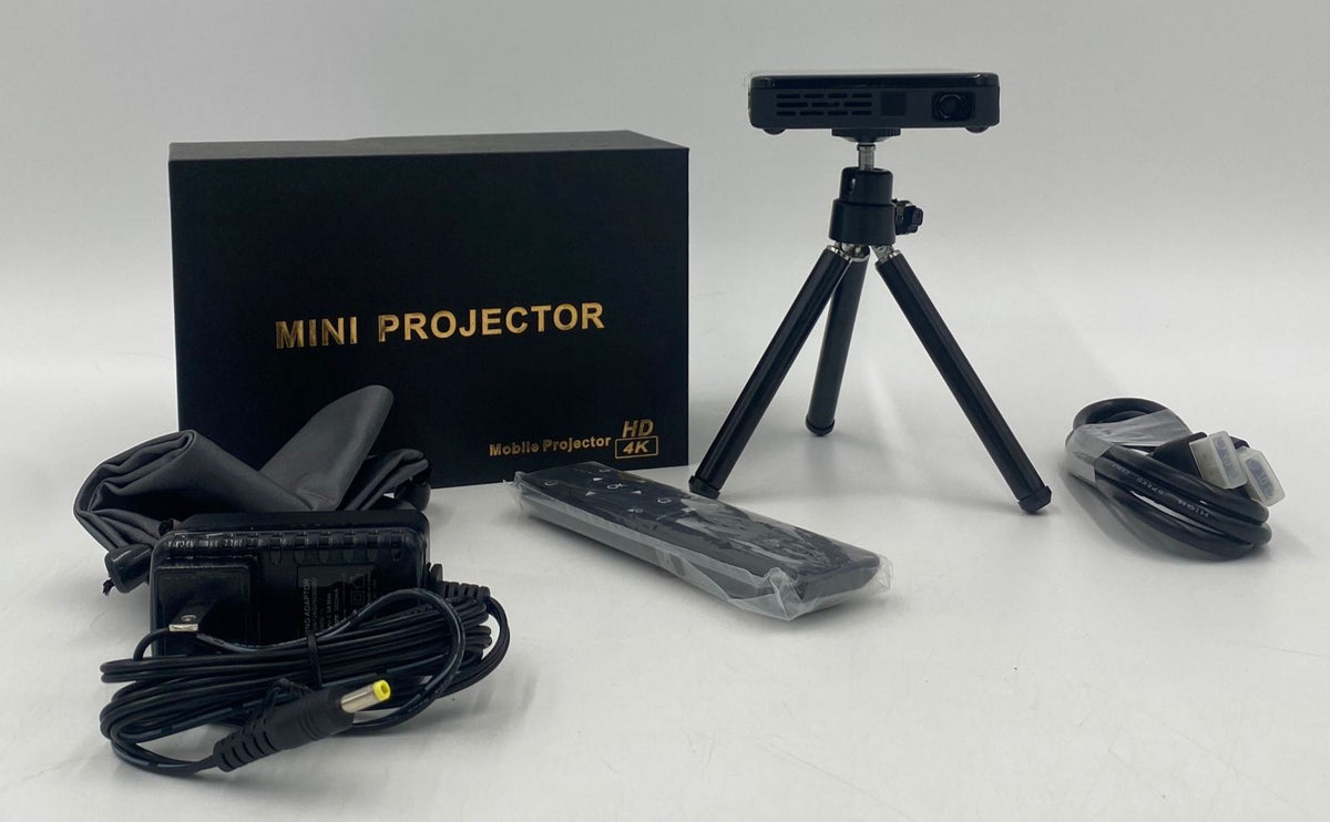 Projector Mini Mobile HD 4K