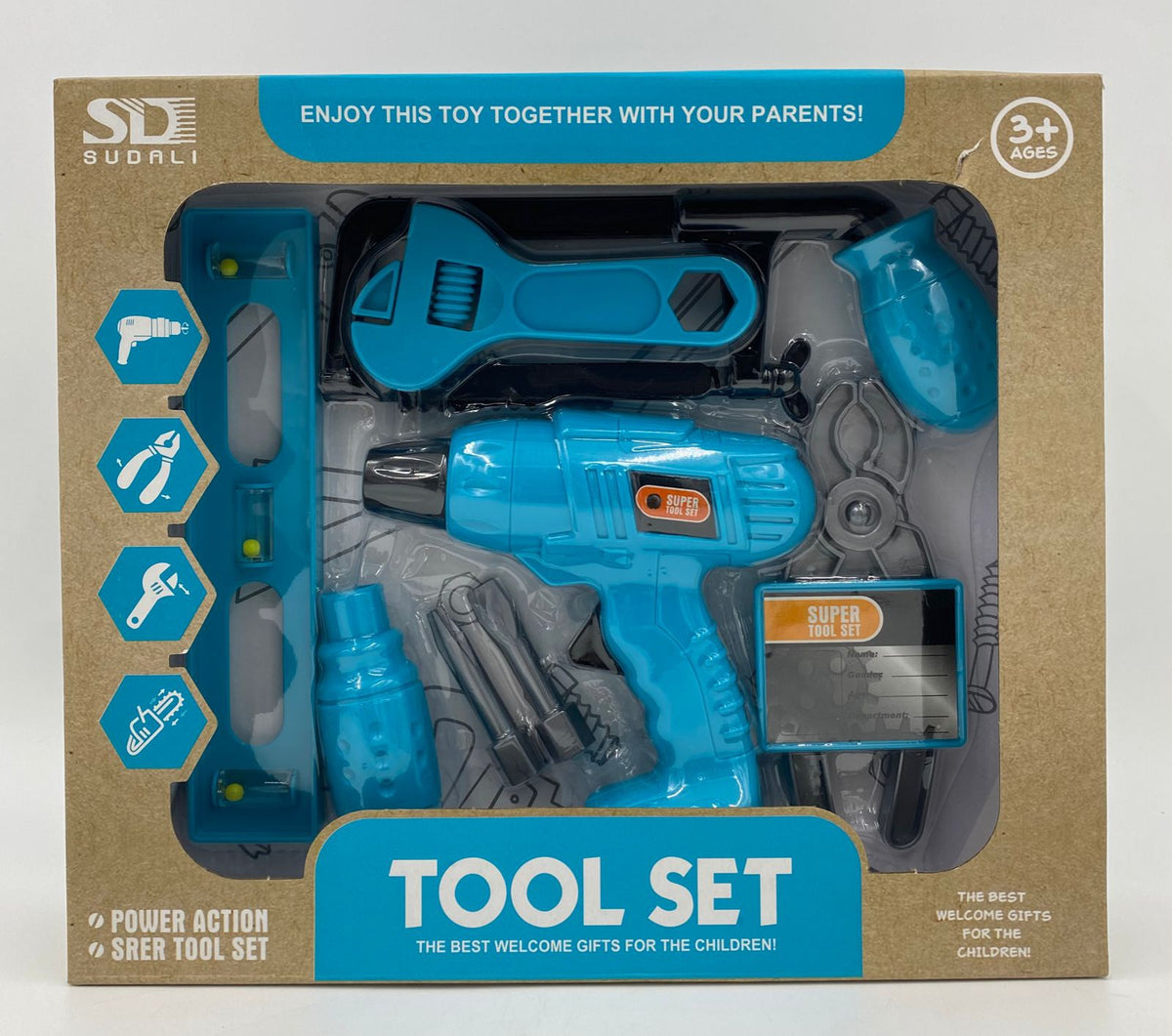 Toy Tool Set Sudali 3+ 6621-1