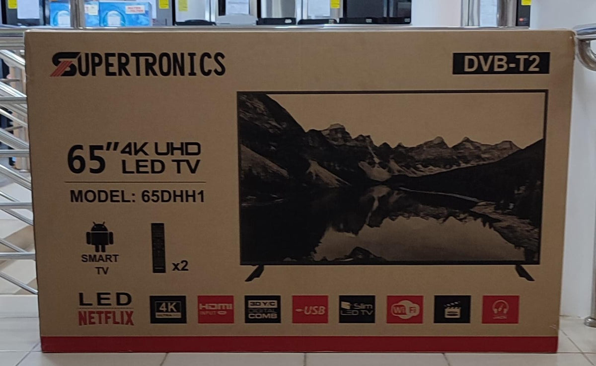 SUPERTRONICS Television 65" 65DHH1 DVB-T2 Smart TV 4K UHD LED