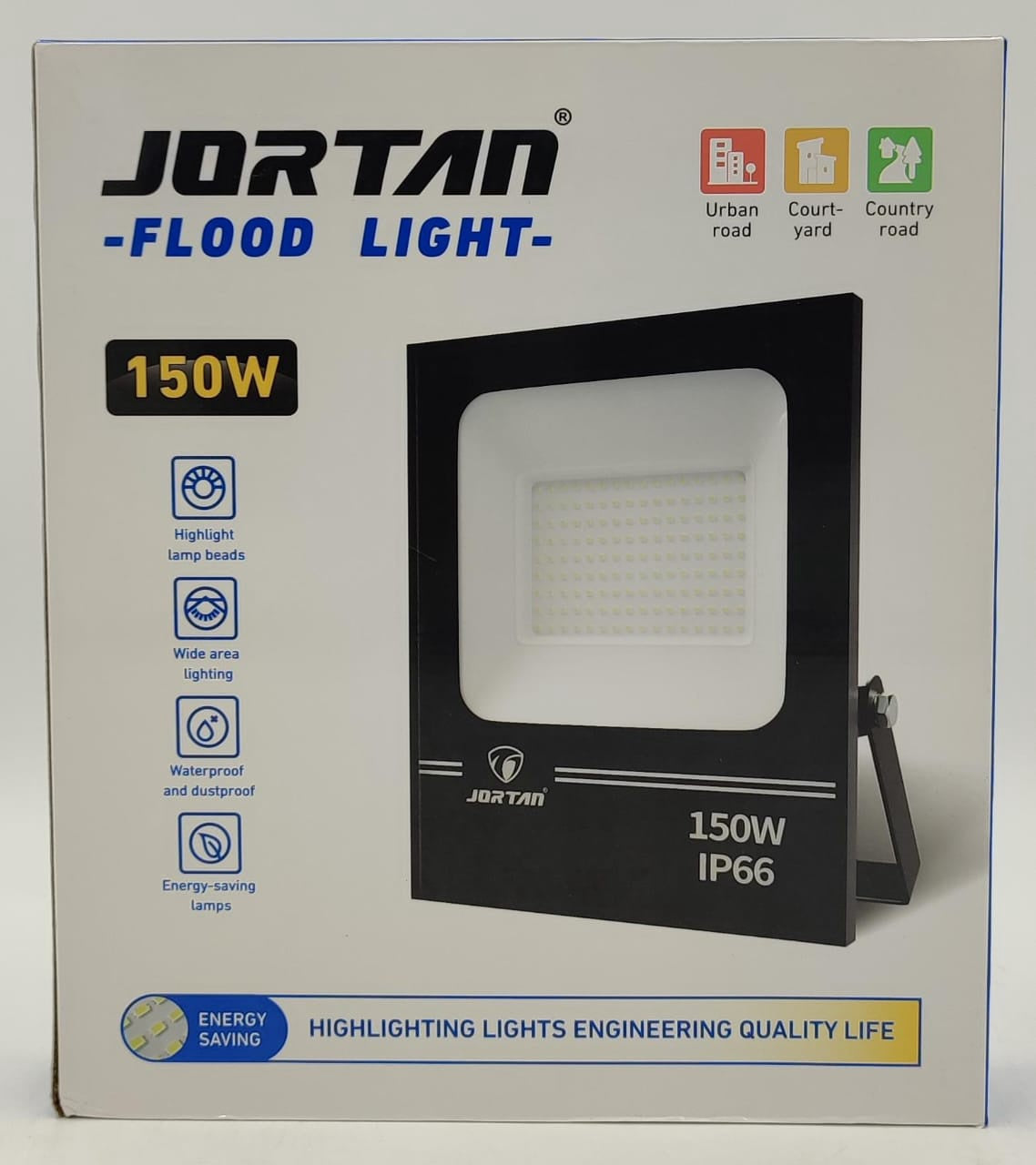 JORTAN Lamp LED Flood 150W JGTGD-TP150W W IP66 85-265V 50/60HZ 6500K