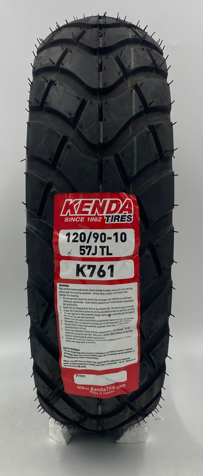 KENDA M/CYCLE Tyres 120/90-10 120 X 90 X 10 K761 57JTL