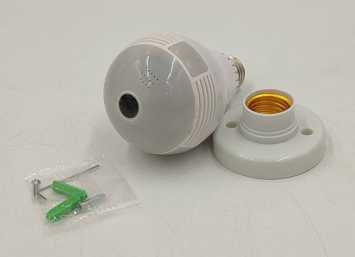 JORTAN Security Camera WIFI Smart Light Bulb JT-8169PW-C