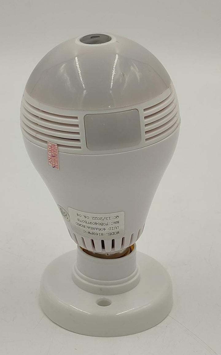JORTAN Security Camera WIFI Smart Light Bulb JT-8169PW-C