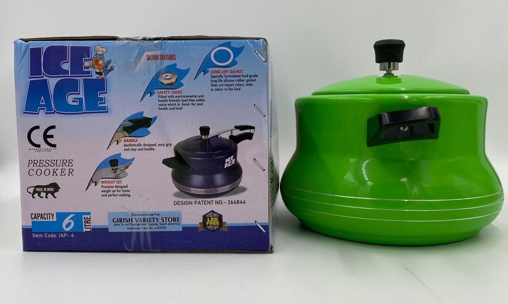 ICE AGE Pressure Cooker 6LT IAP-6 / Black
