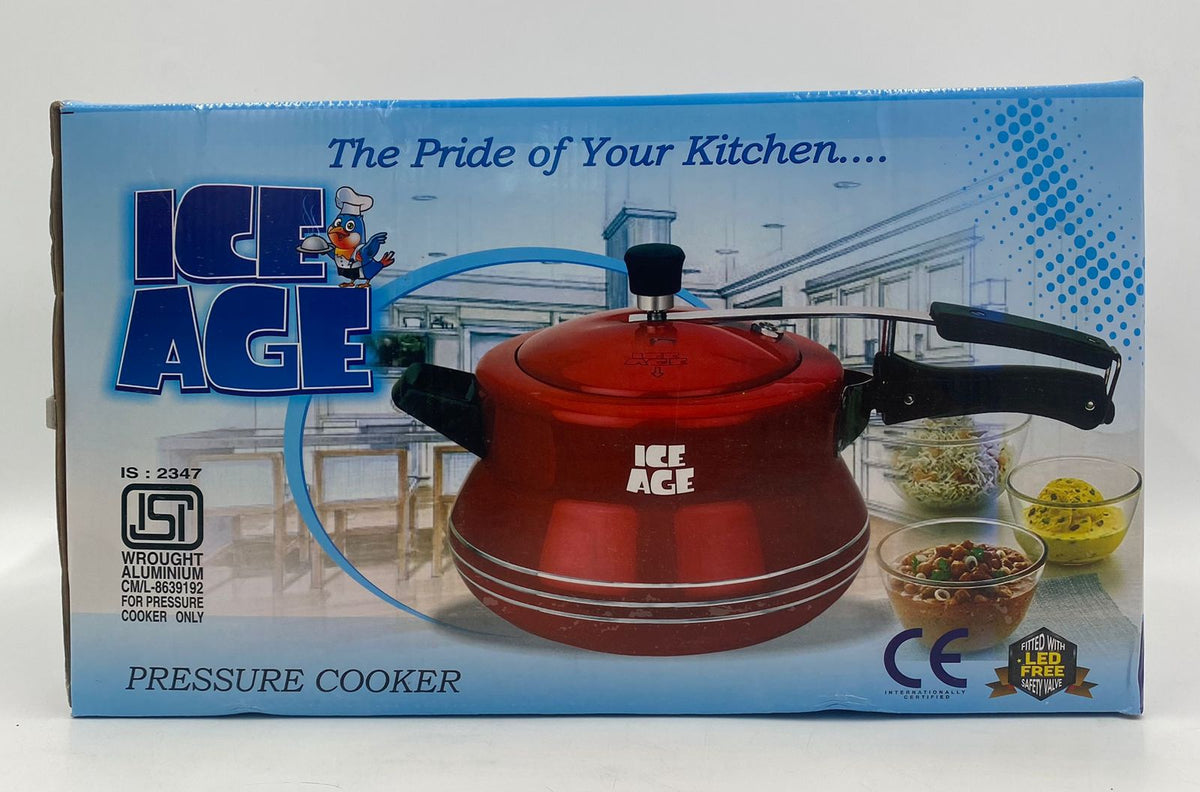 ICE AGE Pressure Cooker 10LT IAP-10 / Red Glossy / Blue Glossy / Blue Glossy / Blue Glossy / Grey Glossy