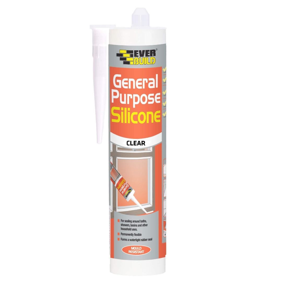 EVER BUILD Silicone Clear General Purpose 280ML