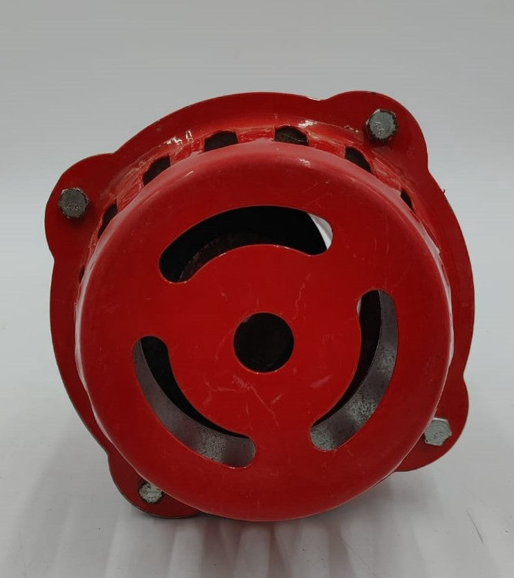 Water Pump Foot Valve 4" Metal Red Strainer