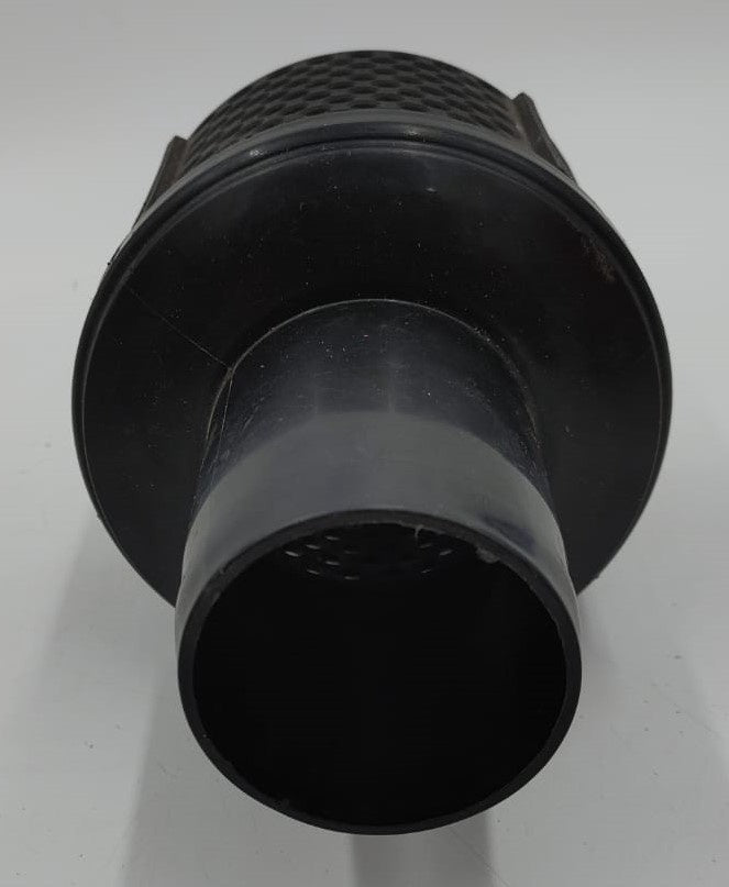 Water Pump Strainer 3" Black Plastic Flat Top