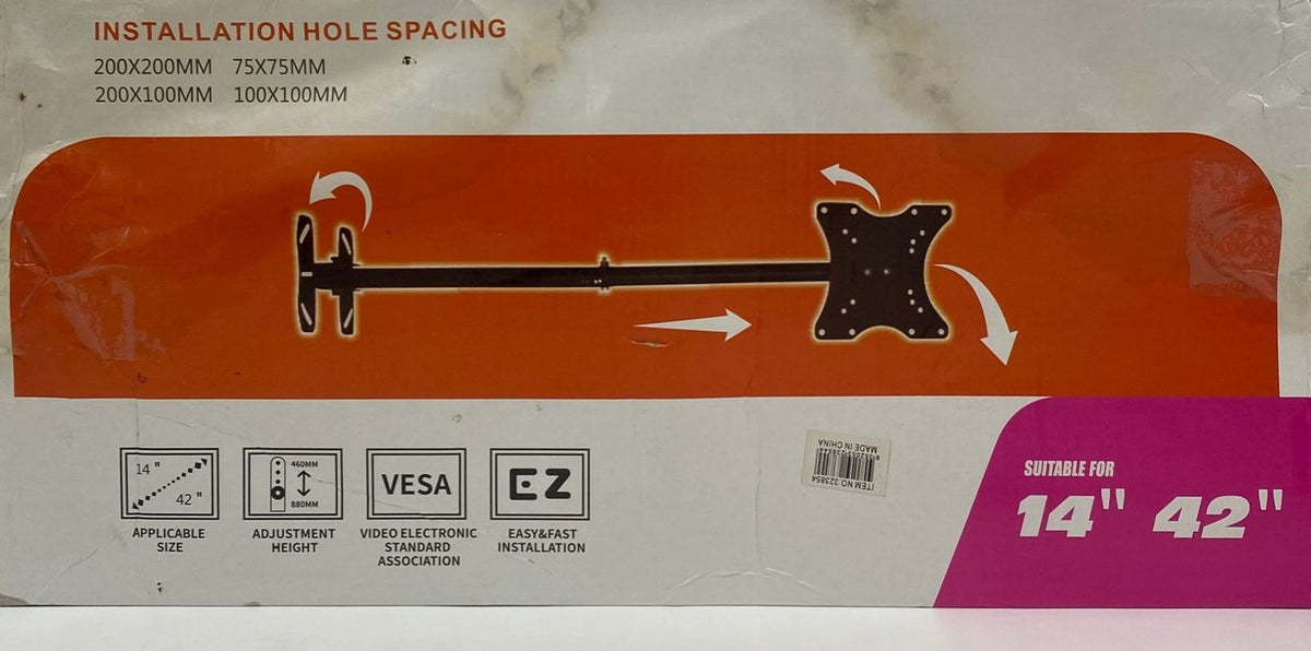 TV Wall Bracket 14"-42" 323854 Arm