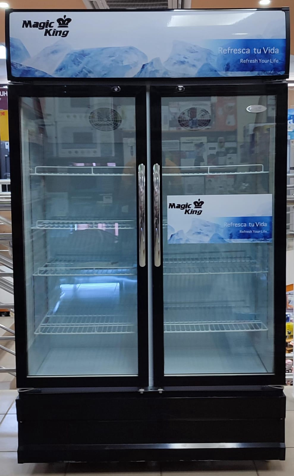 MAGIC KING Cooler Display SC-670LP 23.6CF Double Door
