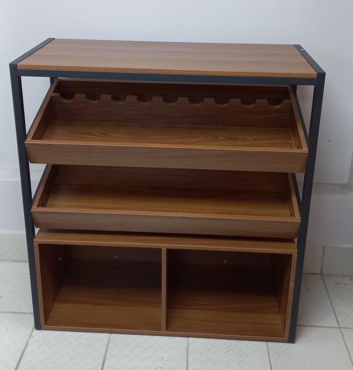 Wine Cabinet 902B Walnut