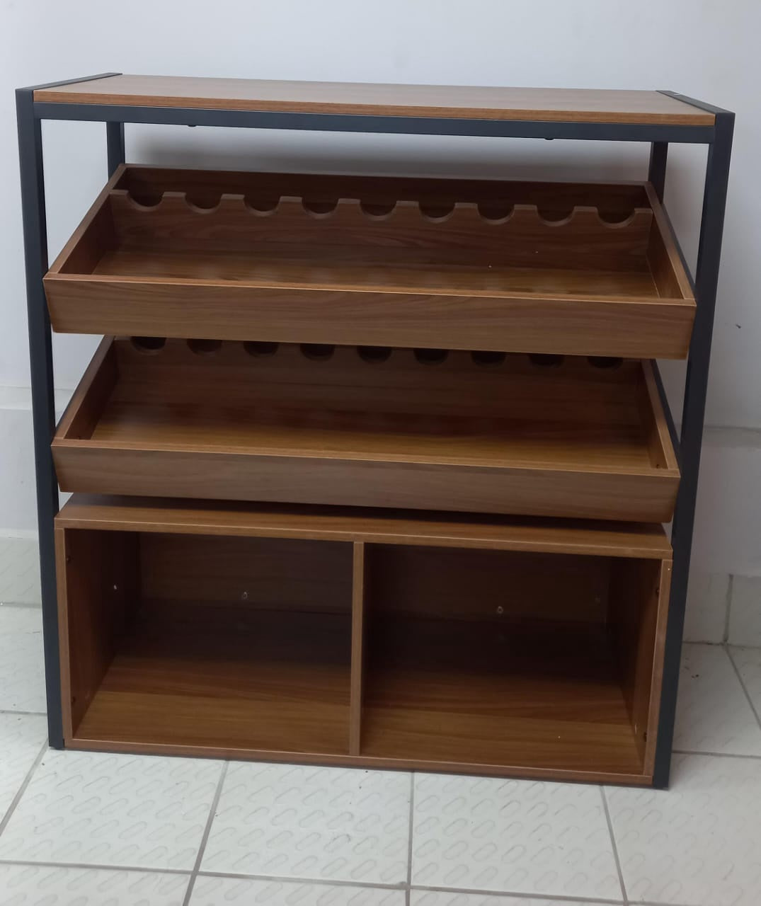 Wine Cabinet 902B Walnut