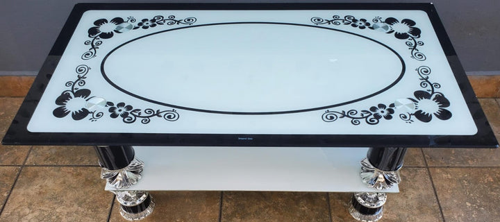 Glass Table Model: 9 A+B 106X56X2 Big Rectangle