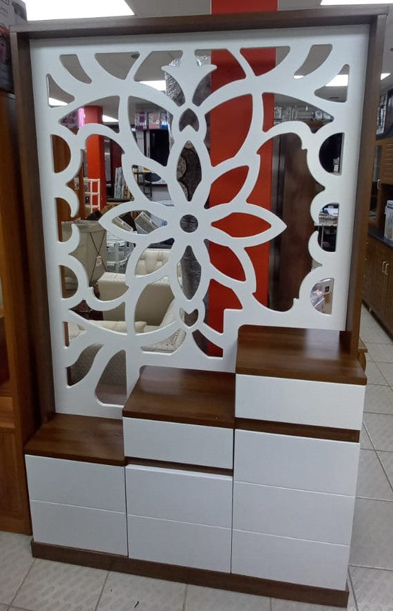 Wall Divider Stand with Draw HT-P1212