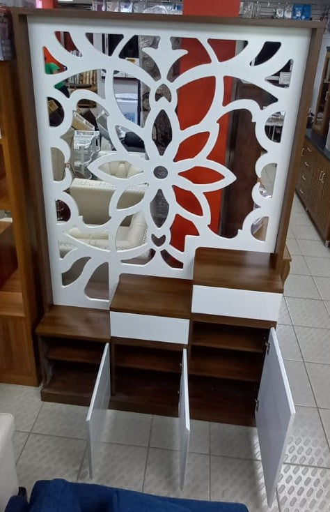 Wall Divider Stand with Draw HT-P1212