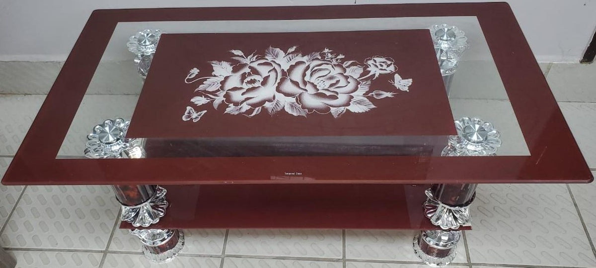 Glass Table Model: 7 A+B 106X56X2 Big Rectangle