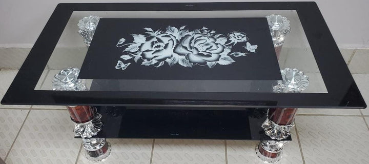 Glass Table Model: 2 A+B 106X56X2 Big Rectangle