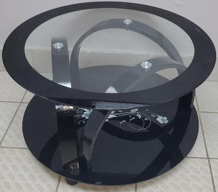 Glass Table Model: 11 A+B 81X81X2 Big Round
