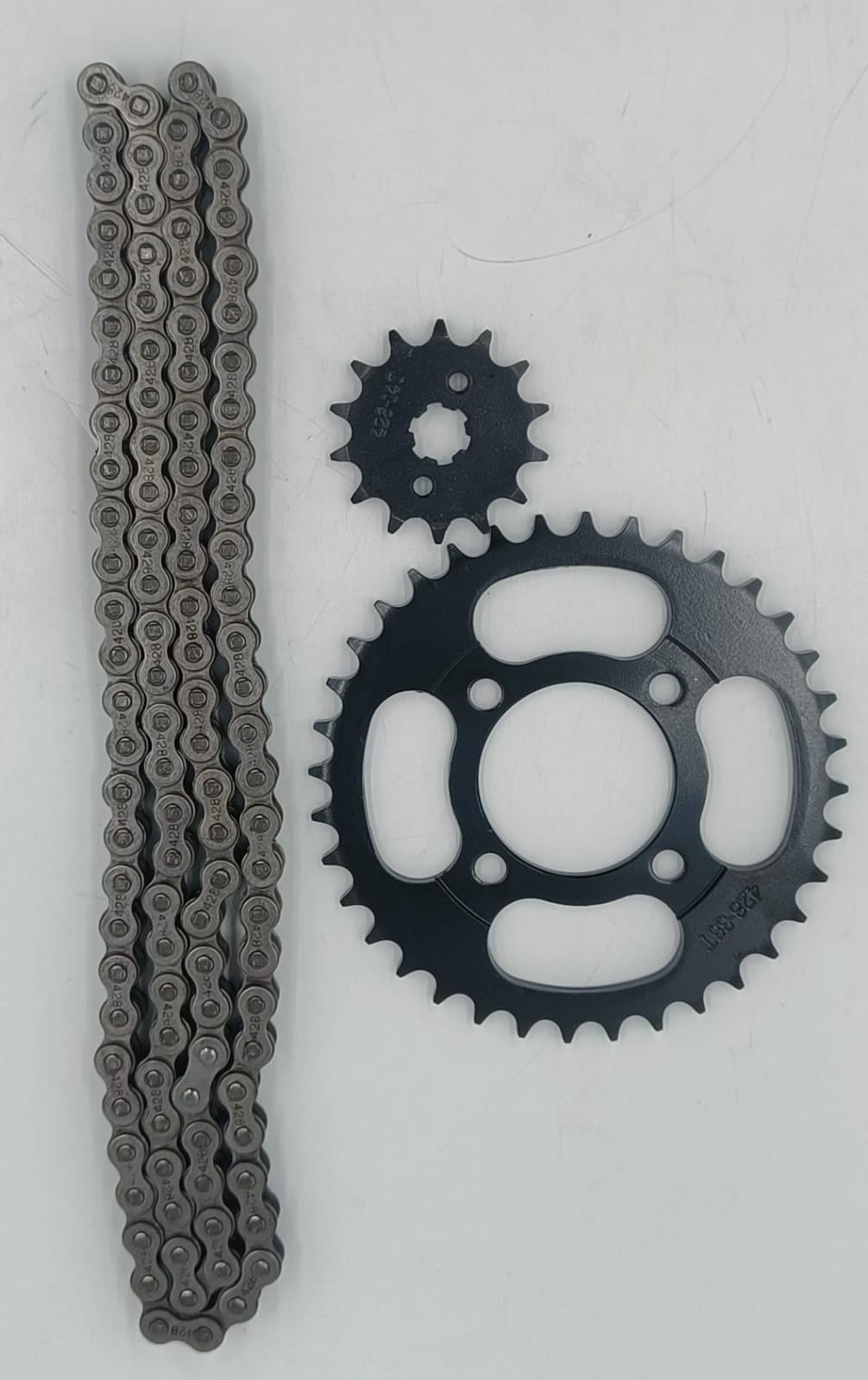 M/CYCLE Sprocket / Chain Set 110 428-110L 14T-36T CD110 Hui Fa