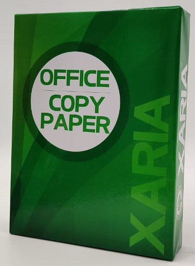 Computer Printer Paper Office Copy Xaria Letter 8.5" X 11" White 500 Sheets 75GSM