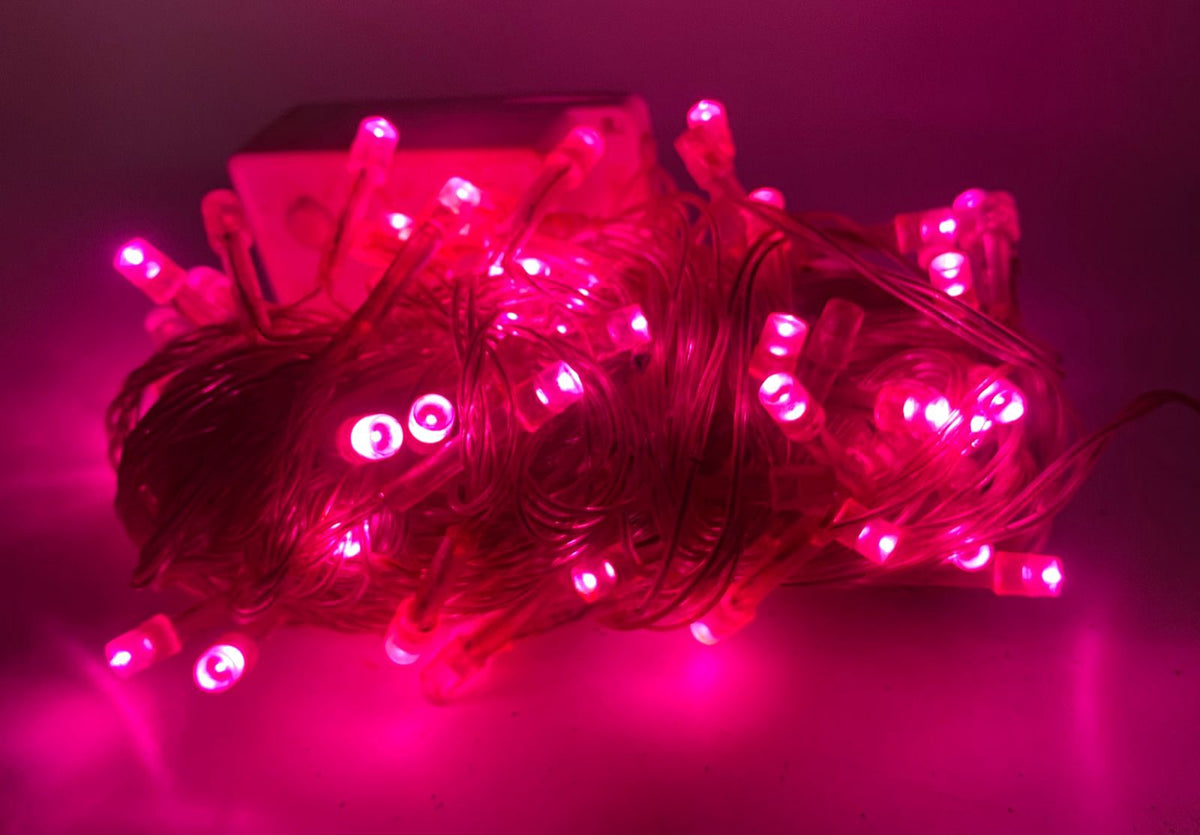 Fairy Light 100 Bulb LED Rice Pink 110V Multi Function