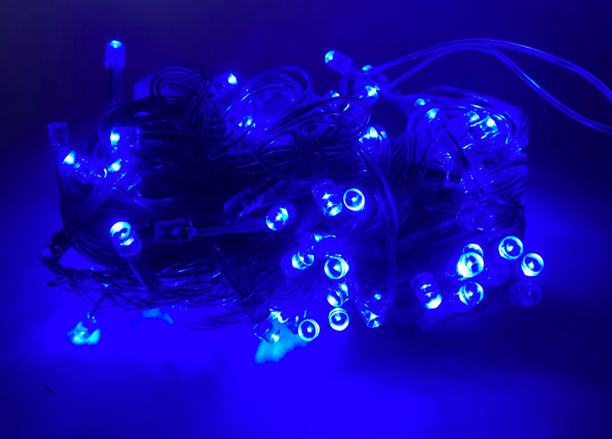 Fairy Light 100 Bulb LED Rice Blue 110V Multi Function