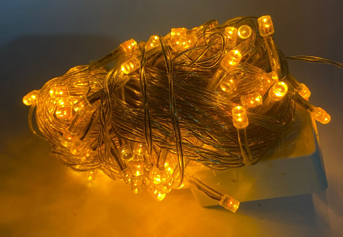 Fairy Light 100 Bulb LED Rice Yellow 110V Multi Function