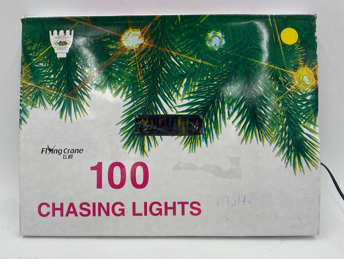 Fairy Light 100 Bulb Chasing Flying Crane Multi Colour
