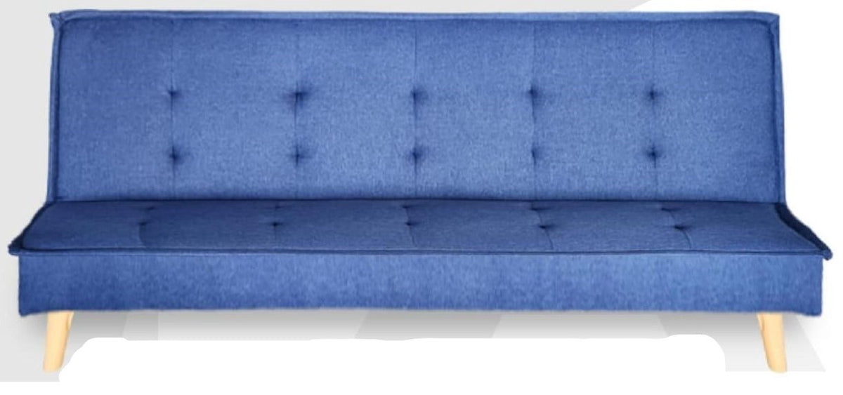 Sofa Bed 69236006 Dark Blue Futon 3-SEATER