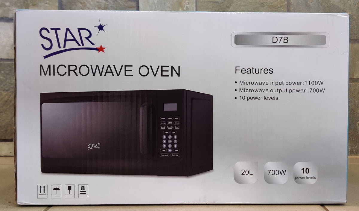 STAR Microwave D7B Digital Black 20L 0.7CF