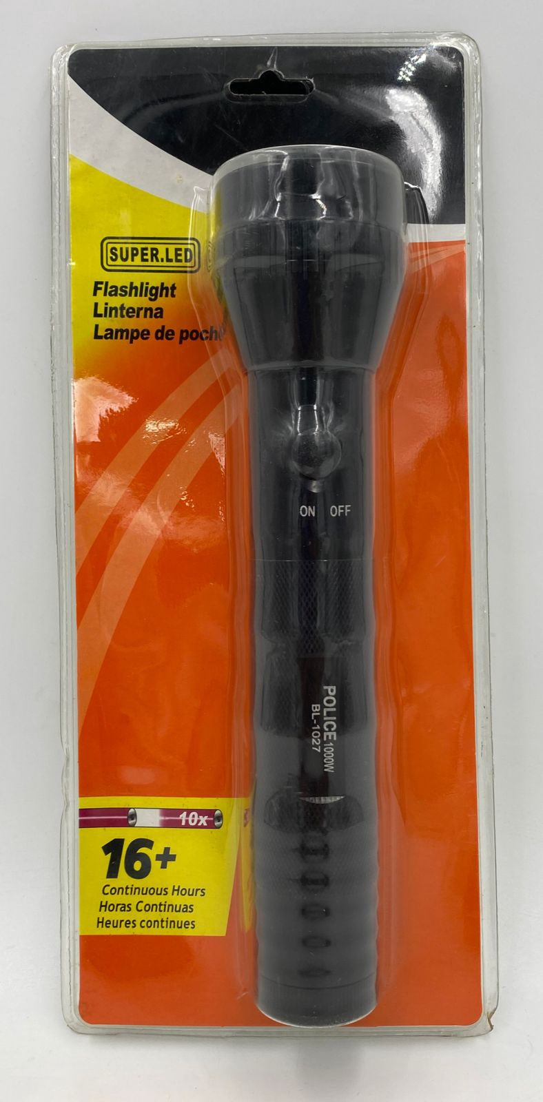 Torch Light Police Super LED Black BL-1027