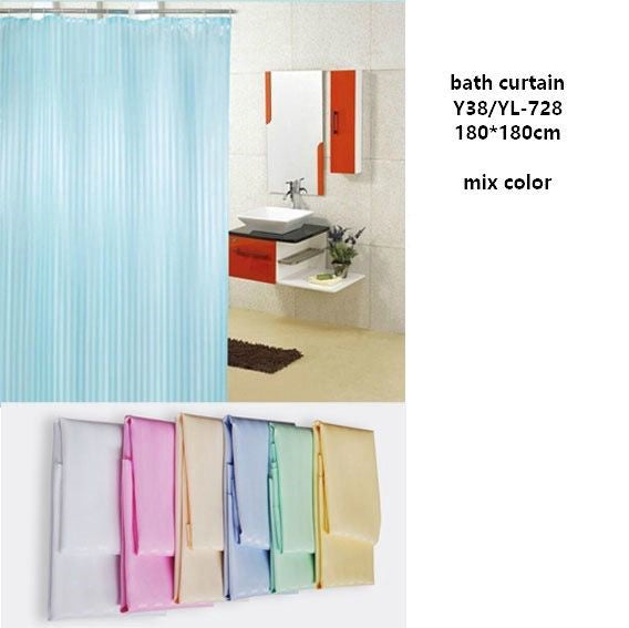 Shower Curtain Y38 YL-728 71" X 71" 180X180CM