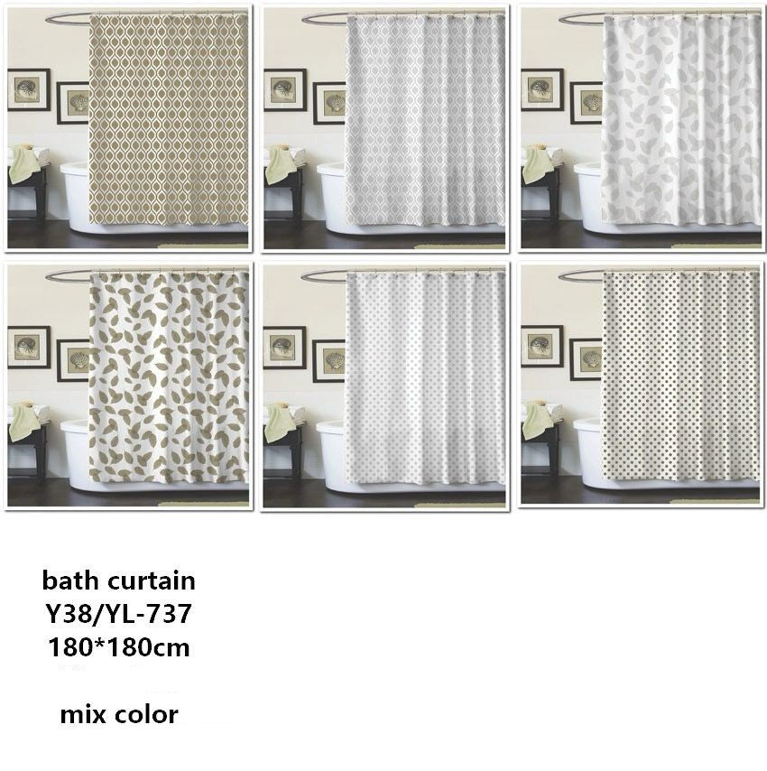 Shower Curtain Y38 YL-737 71" X 71" 180X180CM