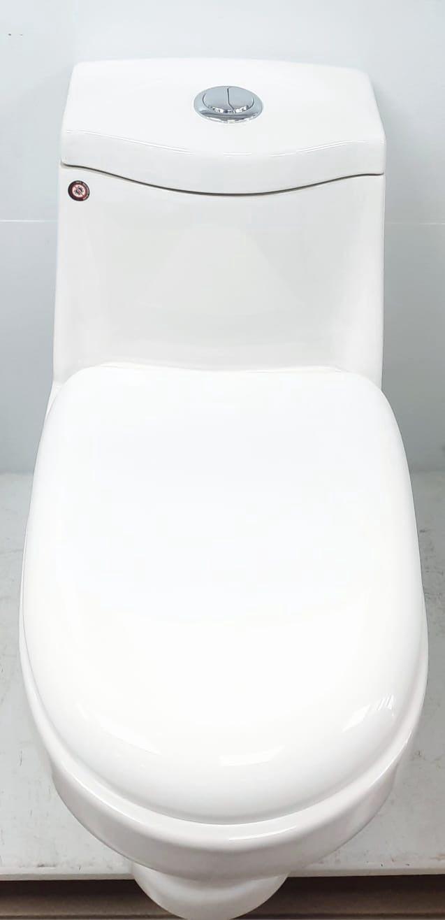 Toilet Set India 1PC P/TRAP White Push Button