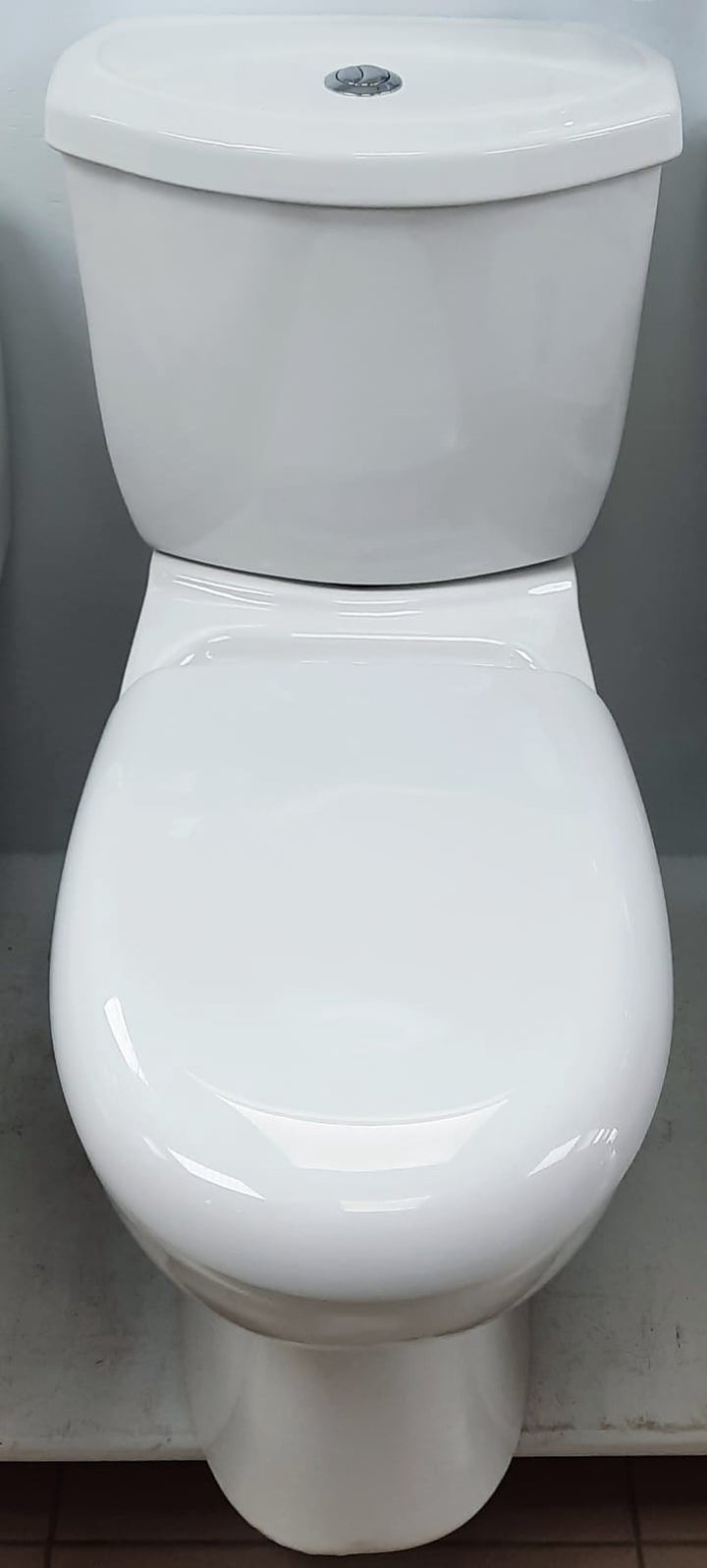 Toilet Set Aqua India Closed Coupled P Trap White Press Button Flush