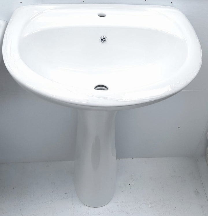 Sink Ware W/PEDESTAL India White 1 Hole