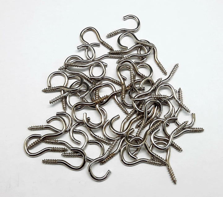 Hook Cup 1/2" Curtain Chrome