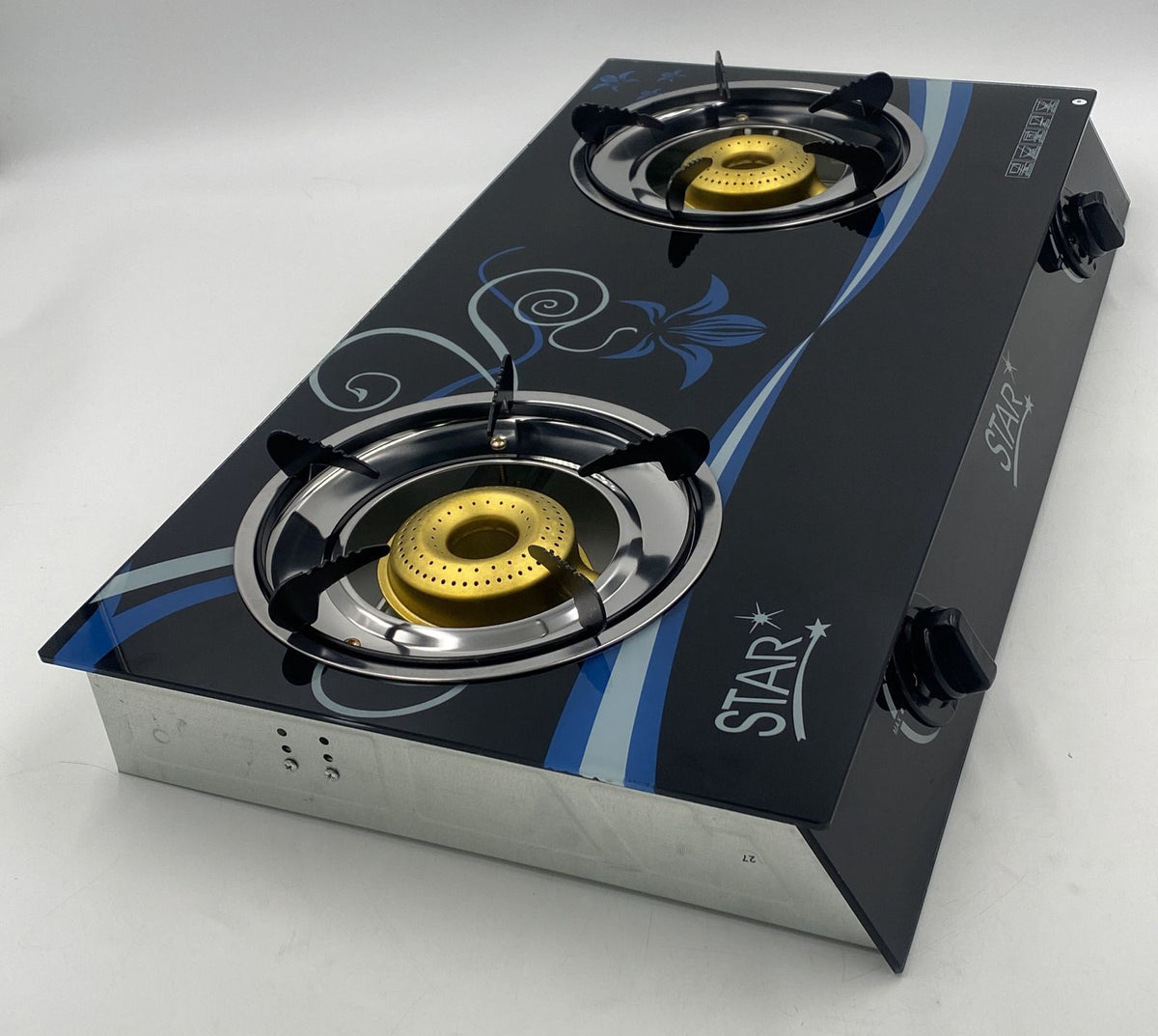 STAR Stove 2 Burner SK-233-3 Table Model Glass Top
