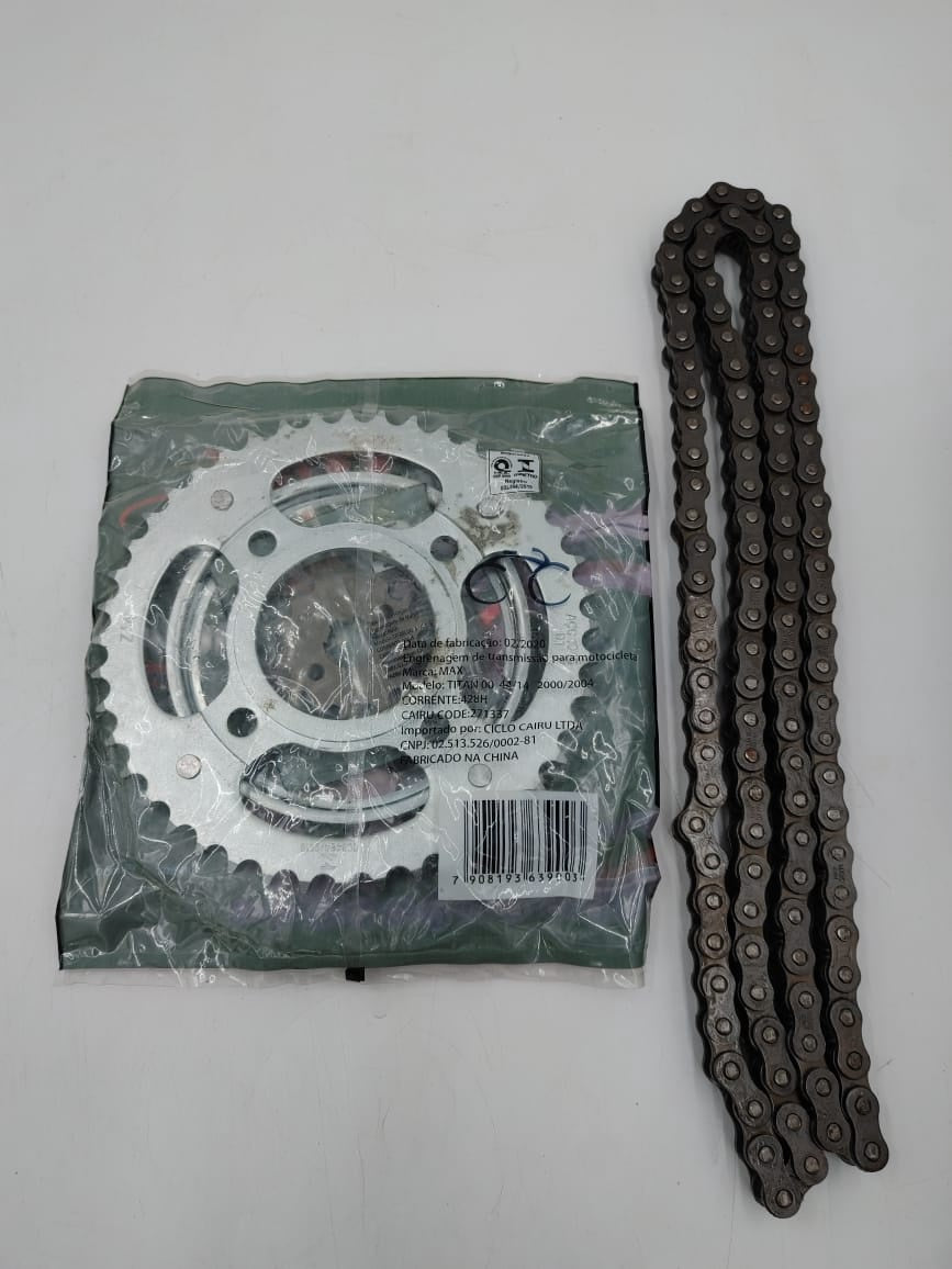 M/CYCLE Sprocket / Chain Set 428H Kitmax Power ACO1045 Cg 271360 Titan 00 44/14/428H 1045