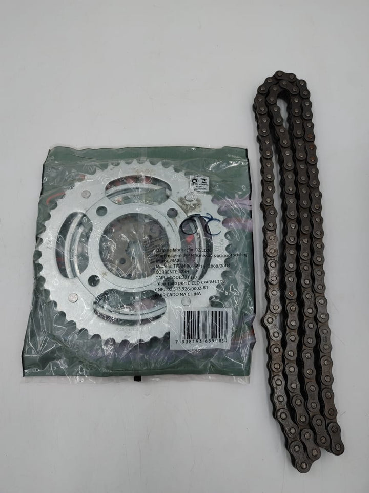 M/CYCLE Sprocket / Chain Set 428H Kitmax Power ACO1045 Cg 271360 Titan 00 44/14/428H 1045